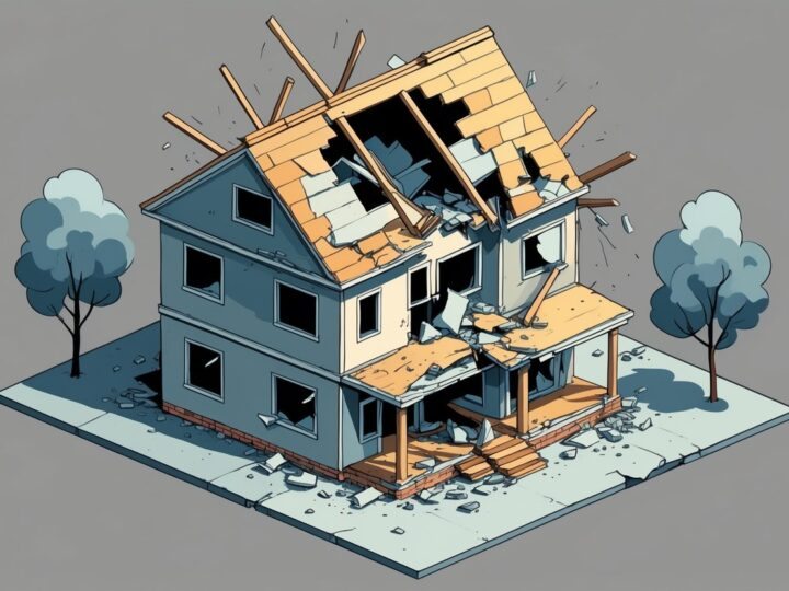 Sonhar com casa desabando: Significados, causas e interpretações