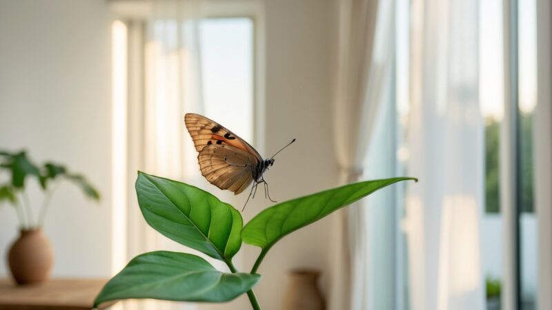 Borboleta dentro de casa: Significados Espirituais e Cores